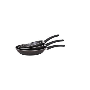 3lü Granit Tava Seti 18-22-26 Cm
