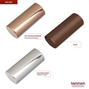 836x572mm Malibu Sepia Kahverengi Paslanmaz Çellik Havlupan
