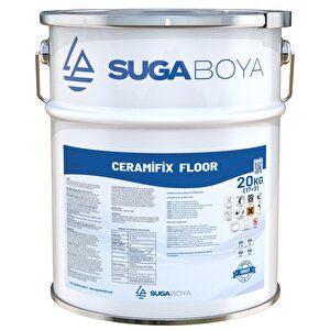 Suga Cerami̇fi̇x Floor Fayans,mermer, Grani̇t Boyasi 17+3 20 Kg Ral 7035