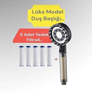 Su Tasarruflu,kireç Önleyici Özellikli Filtreleme Özellikli Duş Başlığı Ve 5 Adet Yedek Filtre