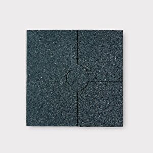 Kauçuk Zemin Kaplama Karo Yeşil 40x40x2 Cm - 35m2 Paketli