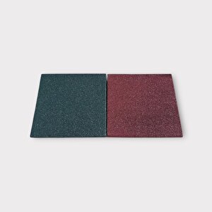 Kauçuk Zemin Kaplama Karo Yeşil 40x40x2 Cm - 35m2 Paketli