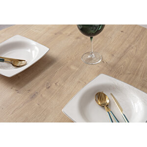 Edsy Home Safir Meşe Yuvarlak Masa