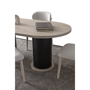 Edsy Home Traverten Oval Masa