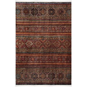 Vintage 05 Multi Antik Desen Makinede Yıkanabilir Halı Kaymaz Dijital Baskı Mutfak Halısı 200x290 cm
