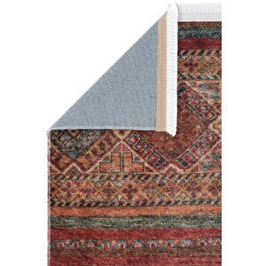 Cool Halı Vintage 05 Multi Antik Desen Makinede Yıkanabilir Halı Kaymaz Dijital Baskı Mutfak Halısı