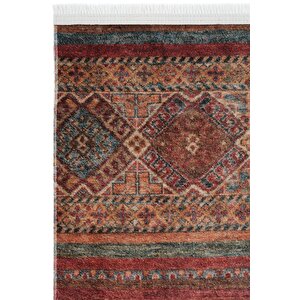 Cool Halı Vintage 05 Multi Antik Desen Makinede Yıkanabilir Halı Kaymaz Dijital Baskı Mutfak Halısı