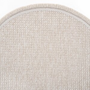 Vera 1452 Vizon Halı Kilim Yumuşak Salon Halısı Mutfak Antre Yuvarlak Dokuma Makine Halısı 100x100 cm