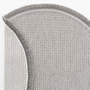 Cool Halı Vera 1453 Gri Halı Kilim Salon Halısı Mutfak Antre Yuvarlak Dokuma Makine Halısı