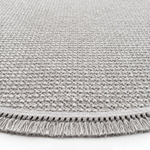 Cool Halı Vera 1453 Gri Halı Kilim Salon Halısı Mutfak Antre Yuvarlak Dokuma Makine Halısı