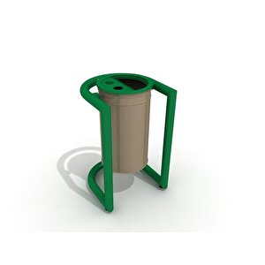 Dış Mekan Çöp Kovası Sgc07b, Metal Sallanır 30l