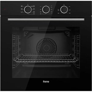 Fryart Qxe62cs-ss205-d086 Turbo Ankastre Set - Siyah