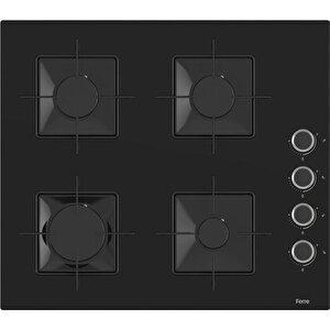 Fryart Qxe62cs-ss205-d086 Turbo Ankastre Set - Siyah