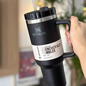 Stanley 10-11673-007 Quencher 1.18 Litre Pipetli Çelik Termos - Siyah