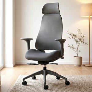 Lizbon Ergonomik Çalışma Koltuğu Gri