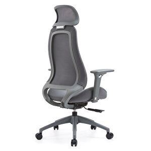 Lizbon Ergonomik Çalışma Koltuğu Gri