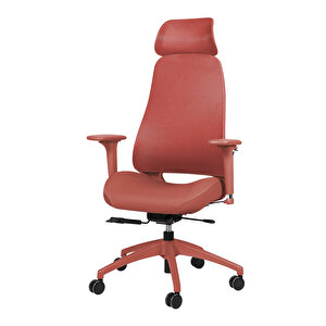 Lizbon Ergonomik Çalışma Koltuğu Kırmızı