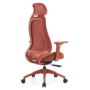 Lizbon Ergonomik Çalışma Koltuğu Kırmızı