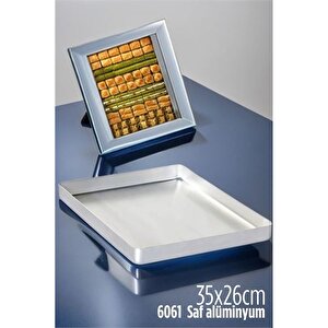 Modacar Baklava Tepsisi Alüminyum 35x26 Cm