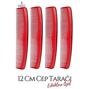 Modacar 12 Cm Erkek Cep Tarağı 4 Adet