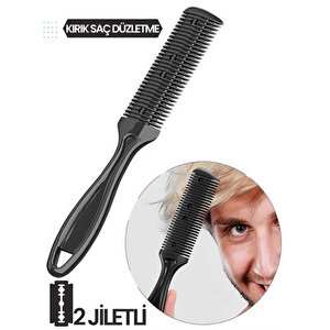 Modacar 2 Jiletli Kırık Saç Sakal Düzletme İnceltme Tarağı