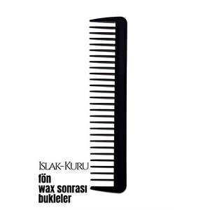 Modacar Bukleli Saç Fön Wax Sonrası Tarak Karbon Nano Absolute Professional