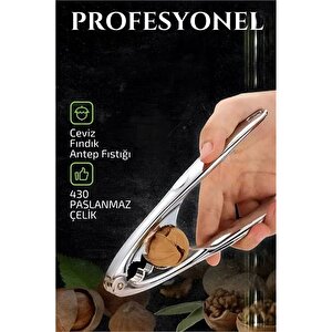 Modacar  Fındık Ceviz Kırıcı 304 Paslanmaz Çelik Mink Design