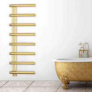 1380x500mm Asos Parlak Brass Altın Gold Paslanmaz Çelik Havlupan