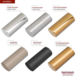 1500x500mm Bluebell Fırça Bronz Paslanmaz Çelik Havlupan