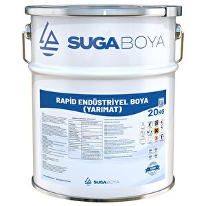 Suga Rapi̇d Endüstri̇yel Boya Yarimat 20 Kg Beyaz