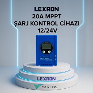 40A Amper Mppt 12/24V Şarj Kontrol Cihazı Solar Regülatör  Lexron