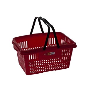 Sy-2260 Market Taşıma Sepeti Çift Saplı Kırmızı