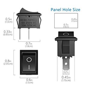 Aç Kapa On/off Anahtar Switch Mini 200 Adet