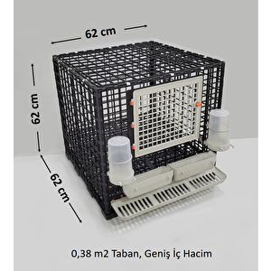 62cm X 62cm X 62cm Tavuk, Sülün, Keklik, Horoz Dinlenme Kafesi, Bantam Salma Kafesi