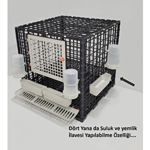 Leganest 62cm X 62cm X 62cm Tavuk, Sülün, Keklik, Horoz Dinlenme Kafesi, Bantam Salma Kafesi