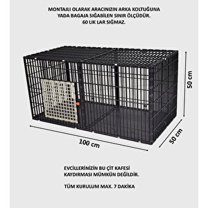 100cm X 50cm X 50cm Tabanı Dolu Üstü Kapalı, Köpek, Tavşan, Ginepig, Eğitim, Oyun Çiti Ve Kafesi Barelli Sağ