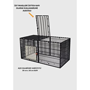 Leganest 100cm X 50cm X 50cm Üstü Kapalı, Köpek, Tavşan, Ginepig, Eğitim, Oyun Çiti Ve Kafesi