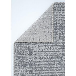 Maidan Gri Mutfak Halısı Dokuma Halı Yolluk Koridor Halısı Kesme Halı Hav Toz Vermez Salon Halısı 120x180 cm
