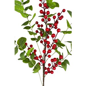 Yapay Çiçek Okaliptus Ve Kokina 90cm Uzun Dal