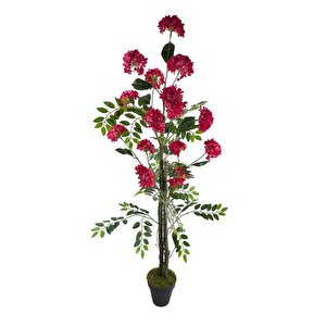 Yapay Ağaç Ortanca Ağacı 140cm Doğal Görünümlü 5dallı