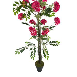 Yapay Ağaç Ortanca Ağacı 140cm Doğal Görünümlü 5dallı