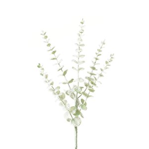 3lü Set Yapay Çiçek Pastel Karlı Okaliptus 48cm 5dallı Uzun Dal Eucalyptus