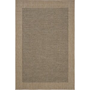 Atina 9102 Haki Bej Yolluk Oturma Odası Halısı Dokuma Hasır Halı Kilim Antre Hol Halısı 80x150 cm