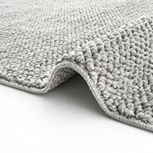 Cool Halı Mikasa Mks Plain Gri Yumuşak Dokulu Halı Kilim Salon Koridor Kesme Dokuma Makine Halısı