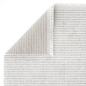 Cool Halı Mikasa Mks Plain Beyaz Yumuşak Dokulu Halı Kilim Salon Koridor Kesme Dokuma Makine Halısı