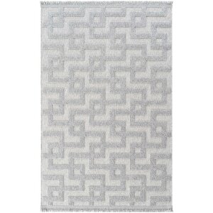 Oscar 7509 Gri Hav Toz Vermez Hasır Dokulu Salon Mutfak Koridor Halısı 200x290 cm