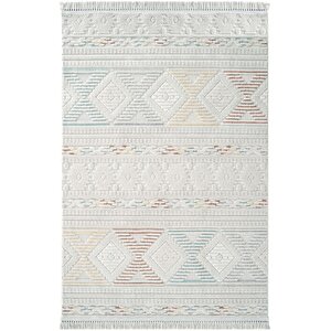 Harmony 1551 Multi Gri Yumuşak Dokulu Çocuk Odası Halısı Modern Dokuma Makine Halısı 120x180 cm
