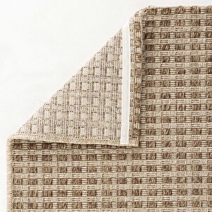 Cool Halı Milano 667 Kahve Hasır Doku Halı Kilim Salon Koridor Kesme Yolluk Dokuma Makine Halı