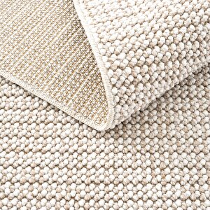 Cool Halı Mikasa Mks Plain Bej Yumuşak Dokulu Halı Kilim Salon Koridor Kesme Dokuma Makine Halısı