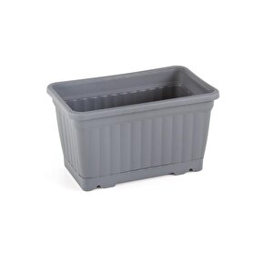 So-kmb1 Kemer Balkon Saksı 6 Litre No 1 Antrasit